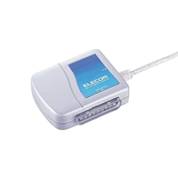 【中古】【非常に良い】エレコム ゲームパッドコンバータ USB接続 プレステ/プレステ2コントローラ対応 1ポート JC-PS101USV