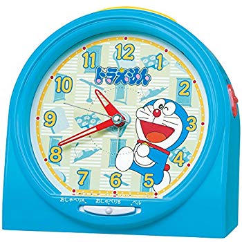 【中古】【非常に良い】セイコー クロック 目覚まし時計 ドラえもん おしゃべり アラーム アナログ 青 CQ137L SEIKO d2ldlup