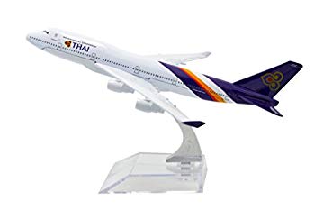 【中古】【非常に良い】TANG DYNASTY 1/400 16cm タイ国際航空 Thai Airways ボーイング B747 高品質合金飛行機プレーン模型　おもちゃ｜ドリエム店