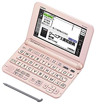 【中古】カシオ 陰電子字引き エクスワード 高校生模範例 XD-G4800PK ともし火サクラ色 コンテンツ150 dwos6rj