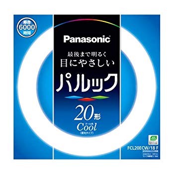 【中古】パナソニック 丸形蛍光灯(FCL) パルック 20W形 G10q クール色 FCL20ECW18F tf8su2k
