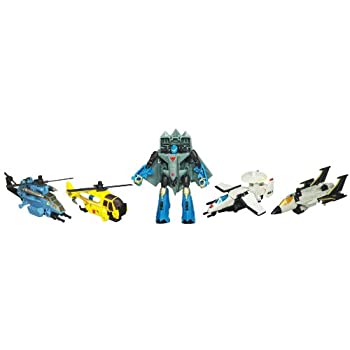【中古】トランスフォーマー パワーコアコンバイナー 天の原張りさける with エアリアルボッツ US版/TRANSFORMERS POWER CORE COMBINERS 5PK : SKYBURST wi