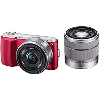 【中古】ソニー SONY ミラーレス一眼 α NEX-C3 ダブルレンズキット E 16mm F2.8+E 18-55mm F3.5-5.6 OSS付属 ピンク NEX-C3D/P g6bh9ry