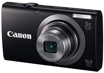 【中古】Canon デジタルカメラ PowerShot A2300 ブラック 光学5倍ズーム 約1600万画素 PSA2300(BK) tf8su2k