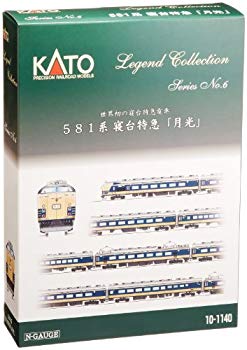 【中古】KATO Nゲージ 581系 寝台特急 月光 12両 レジェンドコレクション 10-1140 鉄道模型 電車|ドリエム店