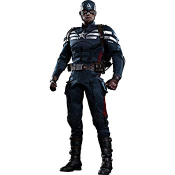 【中古】ムービー・マスターピース キャプテン・アメリカ/ウィンター・ソルジャー キャプテン・アメリカ(ステルス・スーツ版) 1/6スケール プラスチック|ドリエム店