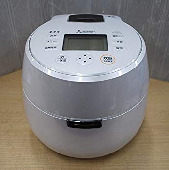 【中古】三菱電機 IHジャー炊飯器 本炭釜 KAMADO 5.5合炊き 割り増し金白いこと NJ-AW106-W w17b8b5