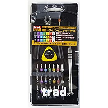 【中古】【非常に良い】（業務用20セット）TRAD 精密ドライバー＆ニッパーセット/作業工具 【26個入】 TSN-26 〔業務用/DIY用品/日曜大工〕【×20セット】