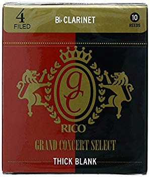 【中古】【非常に良い】RICO リード グランドコンサートセレクト シックブランク Bbクラリネット 強度:4(10枚入) ファイルド RGT10BCL400 bme6fzu 6,807円