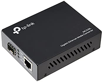 【中古】TP-Link 光伝達ルート 媒体変換器 シングル流行り物/10粁 マルチ流行り物/550M SFP 拡張スロット MiniGBIC 5年引き受ける MC220L
