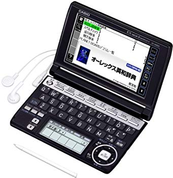 【中古】CASIO Ex-word 電子辞書 XD-A4850BK ブラック 高校生学習モデル ツインタッチパネル 音声対応 125コンテンツ 日本文学300作品/世界文学100作品 wgteh8f