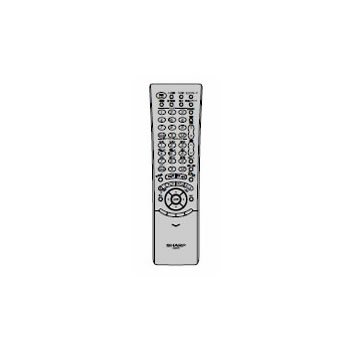 【中古】【非常に良い】シャープ 液晶テレビ用リモコン RRMCGA111WJSA(0106380119)