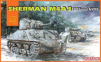 【中古】【非常に良い】ドラゴン 1/72 第二次世界大戦 アメリカ軍 M4A3 105mm VVSS シャーマン プラモデル DR7569 z2zed1b