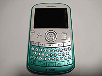 【中古】SHARP 陰電子字引き Brain (知恵袋) PW-AC20 青み PW-AC20-A パウダーコンパクト TOEIC 12コンテンツ 色つや液晶 リスニング wgteh8f