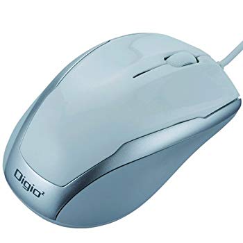 【中古】【非常に良い】Digio2 BlueLED 3ボタンマウス サイドラバー加工 ホワイト MUS-UKT92W i8my1cf
