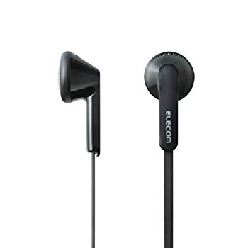 【中古】エレコム ステレオイヤホン からまり防止フラットコードY型 14.8mmドライバ 1.2m ブラック EHP-I3510BK rdzdsi3