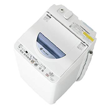 【中古】シャープ タテ型洗濯乾燥機 穴なし槽カビぎらい ブルー系 洗濯容量5.5kg ES-TG55L-A wgteh8f 49,749円