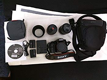 【中古】【非常に良い】SONY ミラーレス一眼 α57 ダブルズームレンズキット DT 18-55mm F3.5-5.6 SAM＋DT 55-200mm F4-5.6 SAM付属 SLT-A57Y tf8su2k