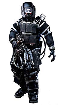 【中古】KILLZONE Hazmat Trooper 1/6規摸 ABS\u0026PVC製 塗り付ける済みモビール図形 9jupf8b
