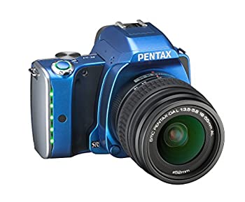 【中古】【人並み外れたに好いたらしい】RICOH デジタル一眼二眼レフ PENTAX K-S1 水晶体一揃いの道具 [DAL18-55粍] 青碧 PENTAX K-S1 LENSKIT BLUE 06495