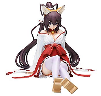 【中古】IS [インフィニット・ストラトス] 篠ノ之 箒 狐巫女Ver. 1/4スケール PVC製 塗装済み完成品フィギュア d2ldlup
