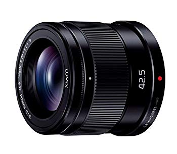 【中古】パナソニック 単焦点 中望遠レンズ マイクロフォーサーズ用 ルミックス G 42.5mm/ F1.7 ASPH. / POWER O.I.S. ブラック H-HS043-K qqffhab