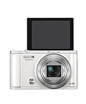 【中古】【人並み外れたに似つかわしい】CASIO デジタル写真機 EXILIM EX-ZR3100WE 自分自身撮りチルト液晶 スマホへ自動小銃変速機 白いこと ggw725x