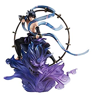 【中古】G.E.M.シリーズ remix NARUTO -ナルト- 疾風伝 うちはサスケ 雷神 約180mm PVC製 塗装済み完成品フィギュア