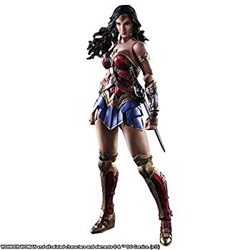 【中古】WONDER WOMAN PLAY ARTS改 ワンダーウーマン PVC製 塗装済み可動フィギュア n5ksbvb