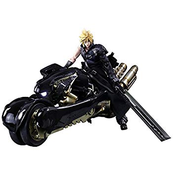 【中古】【非常に良い】PLAY ARTS改 FINAL FANTASY VII ADVENT CHILDREN クラウド・ストライフ&フェンリル PVC製 塗装済み可動フィギュア mxn26g8
