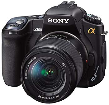 【中古】ソニー SONY デジタル一眼レフカメラ α300 18-70レンズキット ブラック DSLRA300K|ドリエム店