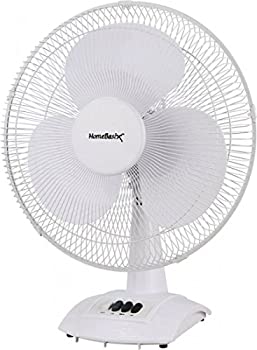 【中古】【人並み外れたに似つかわしい】HOMEBASIX FT-40 3-Speed Oscillating Table Fan, 16-Inch by Homebasix