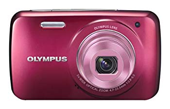 【中古】【非常に良い】OLYMPUS デジタルカメラ VH-210 レッド 1400万画素 光学5倍ズーム DIS ハイビジョンムービー 3.0型LCD 広角26mm 3Dフォト機能 VH-210 RED｜ドリエム店