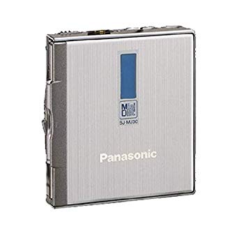 【中古】Panasonic パナソニック SJ-MJ30-S しろがね色 携帯型MD電気蓄音機 MDLP非相応う （MD生まれ変わり専用機）