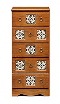 大川家具 nakakei チェスト スパニッシュ 45cm幅5段 ナチュラル 172958 qqffhab Amazon｜大川家具 nakakei チェスト スパニッシュ 45cm幅5段