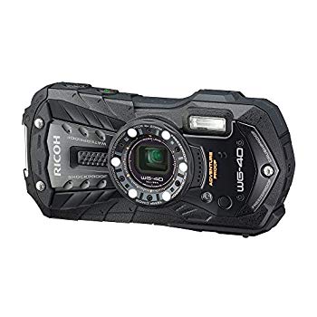 【中古】【非常に良い】RICOH 防水デジタルカメラ RICOH WG-40 ブラック 防水14m耐ショック1.6m耐寒-10度 RICOH WG-40 BK 04675 w17b8b5