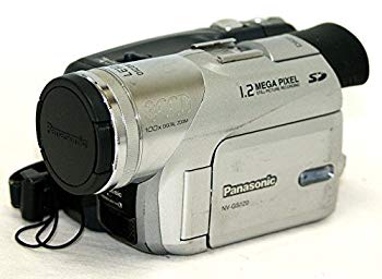 【中古】Panasonic パナソニック　NV-GS120-S シルバー　デジタルビデオカメラ　ミニDVカセット　カラーナイトビュー搭載 ggw725x