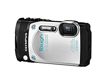 【中古】【人並み外れたに似つかわしい】OLYMPUS コンパクトデジタルカメラ STYLUS TG-870 Tough 白いこと 雨合羽動作15m 180°モビール式液晶 TG-870 WHT ggw725x