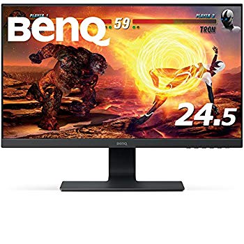 【中古】BenQ ゲーミングモニター 見せびらかす GL2580HM 24.5in/盛りだくさん固定ディスク/TN/ウルトラスリムベゼル/HDMIVGADVI端子/2ms/青みともし火助け出す n5ksbvb