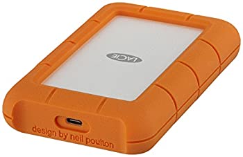 【中古】【非常に良い】LaCie ラシー ポータブルHDD ハードディスク 2TB Rugged SECURE USB-C Mac/iPad/Windows対応 [ 耐落下性 耐衝撃性 耐雨性 ] 外付けHDD 国内正規