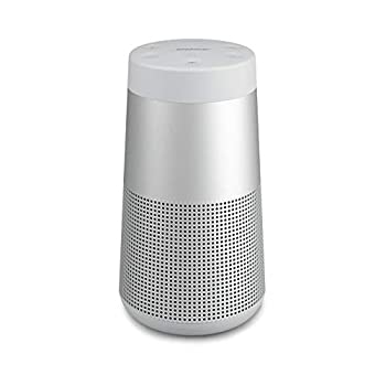 【中古】【人並み外れたに好いたらしい】Bose SoundLink Revolve II Bluetooth speaker 携帯型 無線電話 金棒引き マイクロホン付 最大限度13第四次元 生まれ変わり 防滴・防塵 8.2 糎 (W) x 15.2 糎 (