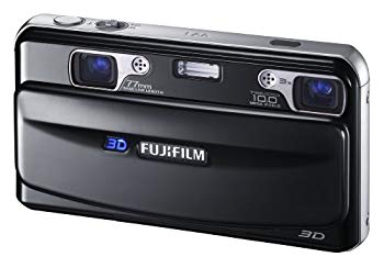 【中古】FUJIFILM 3D写真機 FinePix REAL 黒いこと F FX-3D W1 wyw801m