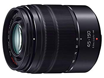 【中古】パナソニック 望遠ズームレンズ マイクロフォーサーズ用 ルミックス G VARIO 45-150mm/F4.0-5.6 ASPH. /MEGA O.I.S. ブラック H-FS45150-KA w17b8b5