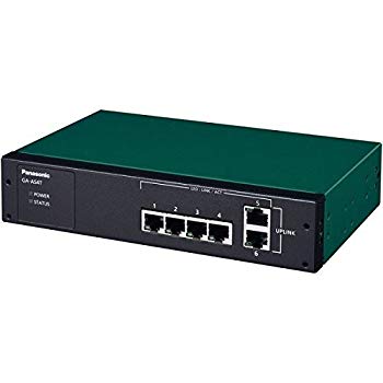 【中古】パナソニックESネットワークス 6ポート レイヤ2スイッチングハブ GA-AS4T PN25041|ドリエム店