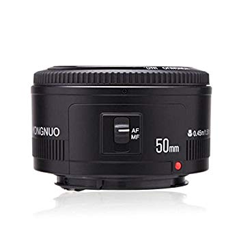 【中古】【人並み外れたに好いたらしい】Yongnuo yn50?粍 f1.8水晶体大差しわたしオートフォーカスレンズfor Canon EFマウントEOS写真機 n5ksbvb