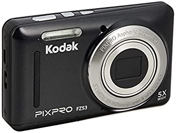 【中古】コダック コンパクトデジタルカメラKodak PIXPRO FZ53 黒いこと
