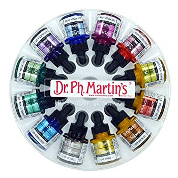 【中古】【人並み外れたに好いたらしい】Dr. Ph. Martin\u0027s Iridescent Calligraphy Color 1.0 薬局衡オンス Set of 12 (Set 2) g6bh9ry