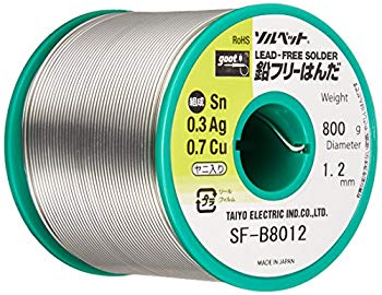 【中古】グット 鉛フリーはんだ 800g巻 SF-B8012|ドリエム店