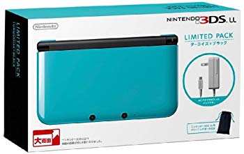 【中古】【人並み外れたに好いたらしい】ニンテンドー3DS LL リミテッドパック 青緑色X黒いこと【製造業者生み出すこと為し終わる】 rdzdsi3