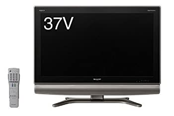 【中古】小ざかしい 37V型 液晶 テレビ受像機 AQUOS LC-37GX1W 盛りだくさん高品位テレビ   2006年青写真